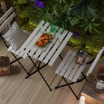 Стол и 2 складных стула ИКЕА Тэрно для сада и дачи