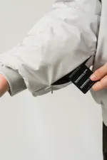 Бомбер CODERED Зимний Bomber Wide Пепельно-Светлая