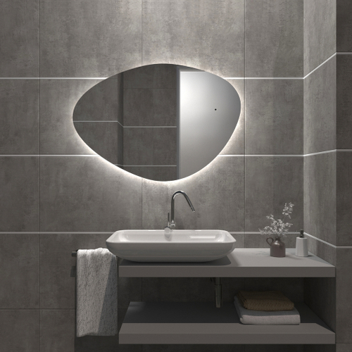 Зеркало MIXLINE "Грейс-ТХ" 700*1000 (ШВ) бесконтактный сенсор,светодиод. подсветка,универсал