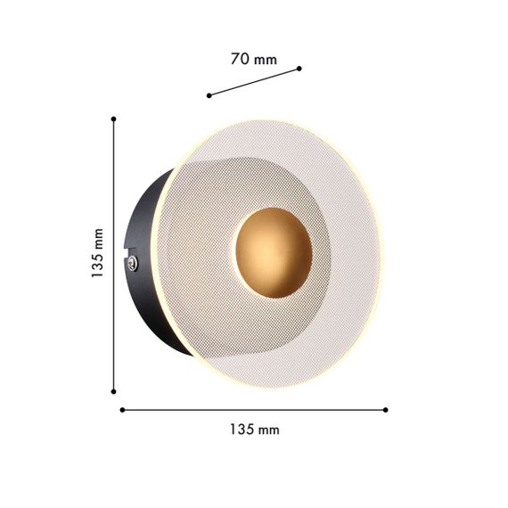 Настенный светодиодный светильник Favourite Solskin 4317-1W