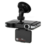 Автомобильный видеорегистратор 2 в 1 VG1 (DVR+радар) (черный)