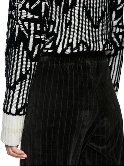 Marc Cain Брюки прямого кроя из вельвета