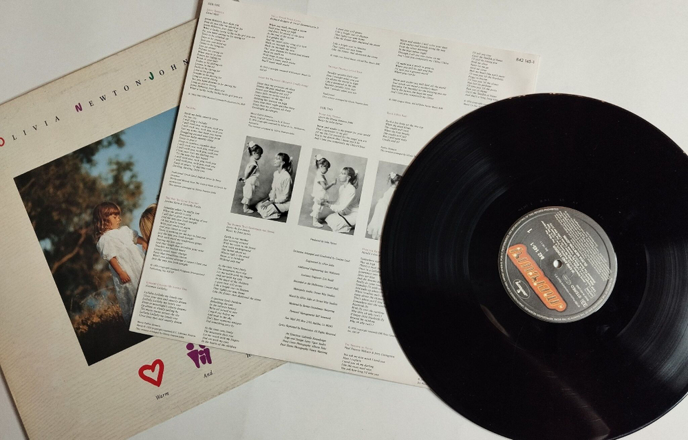 Винтажная виниловая пластинка LP Olivia Newton John Warm And Tender (Holland 1989)