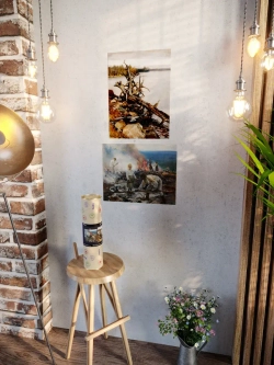 Картины-наклейки на стену для декора интерьерные №300