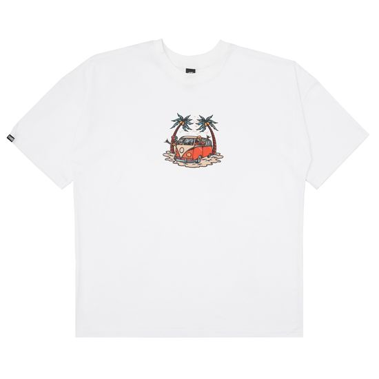 Футболка STEAL CHILL Вен оверсайз белый