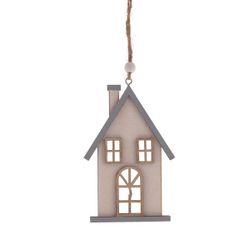 GAEM Украшение новогоднее "Дом", 3в., L8 W1 H13,5 см, 3в.