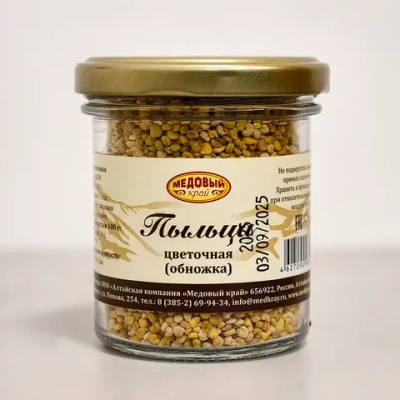 Пыльца цветочная (обножка) "Медовый край", 100 г