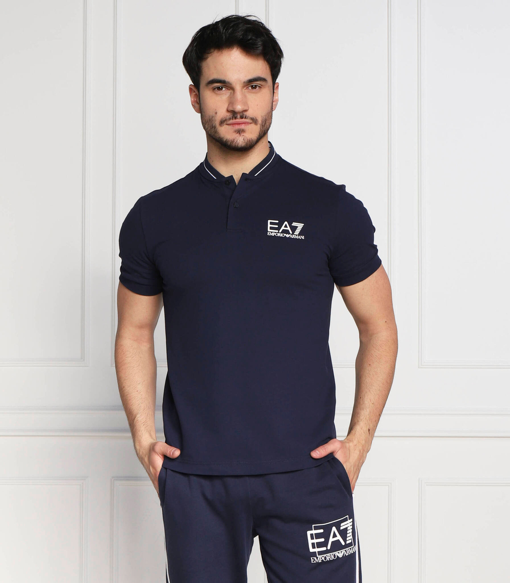 поло EA7 - темно-синий(3RPF18 PJ04Z)