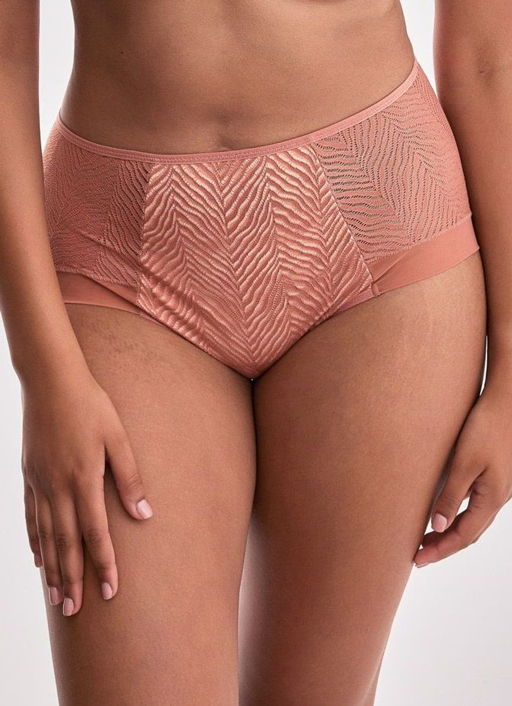 Высокие трусики-слипы Celeste (Размер: 42) (Цвет: коралловый)