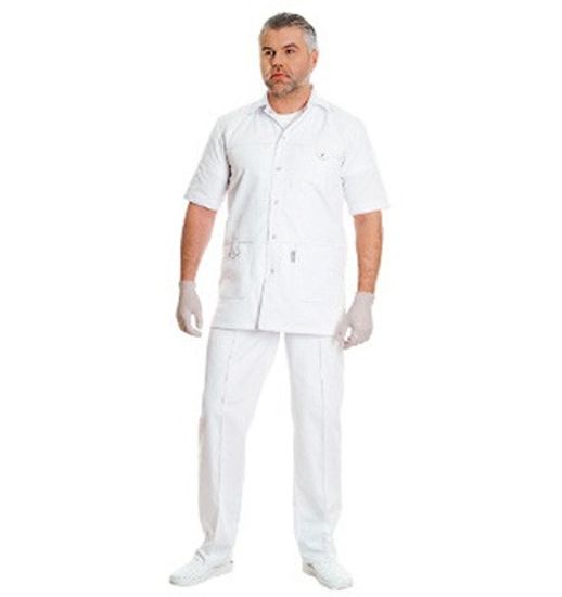 Костюм мужской "Эскулап" (белый)