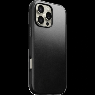 Накладка Nomad Modern Leather Case MagSafe для iPhone 16 Pro Max, Black (NM01693185)