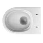 Унитаз подвесной "Novel" безободковый (сид. дюро м/лифт slim, clip up) (Sanita Luxe)