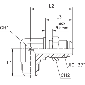 Соединение PD90 JIC 1.5/8