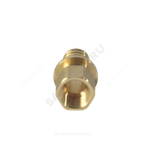 Муфта для PE-X труб аксиальная латунь Дн 16х1/2" ВР РОС