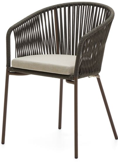 Стул Yanet из зеленой веревки Испания La Forma