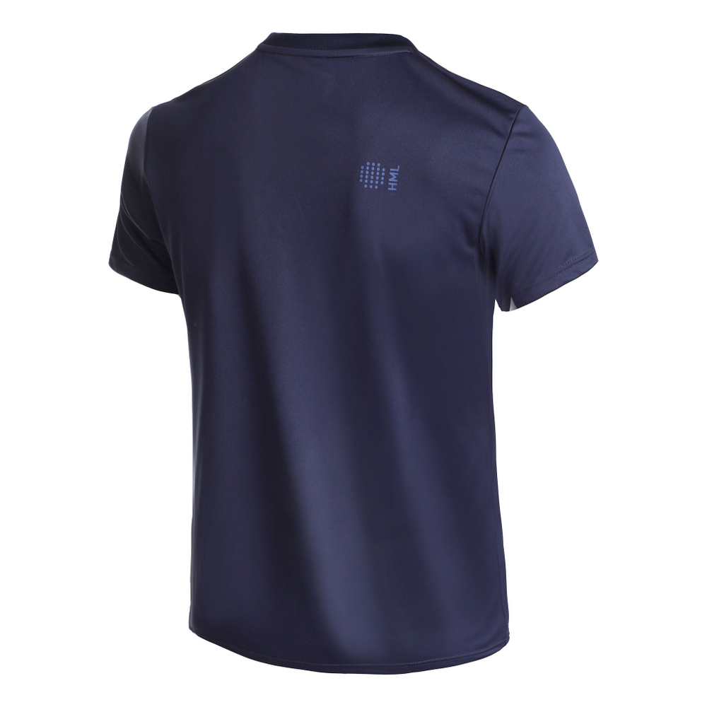 Мужское теннисное поло Hummel Court T-Shirt Men - Dark Blue