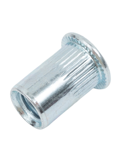 Резьбовые заклепки с насечками, стандартный бортик М8 цинк 250 шт. Gigant 123914