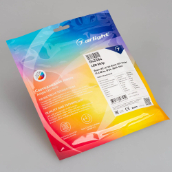 Светодиодная лента RT-A120-8mm 24V Violet (9.6 W/m, IP20, 2835, 5m) (Arlight, -) 043384