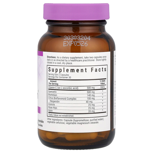 Bluebonnet Nutrition, Super Quercetin®, 60 растительных капсул