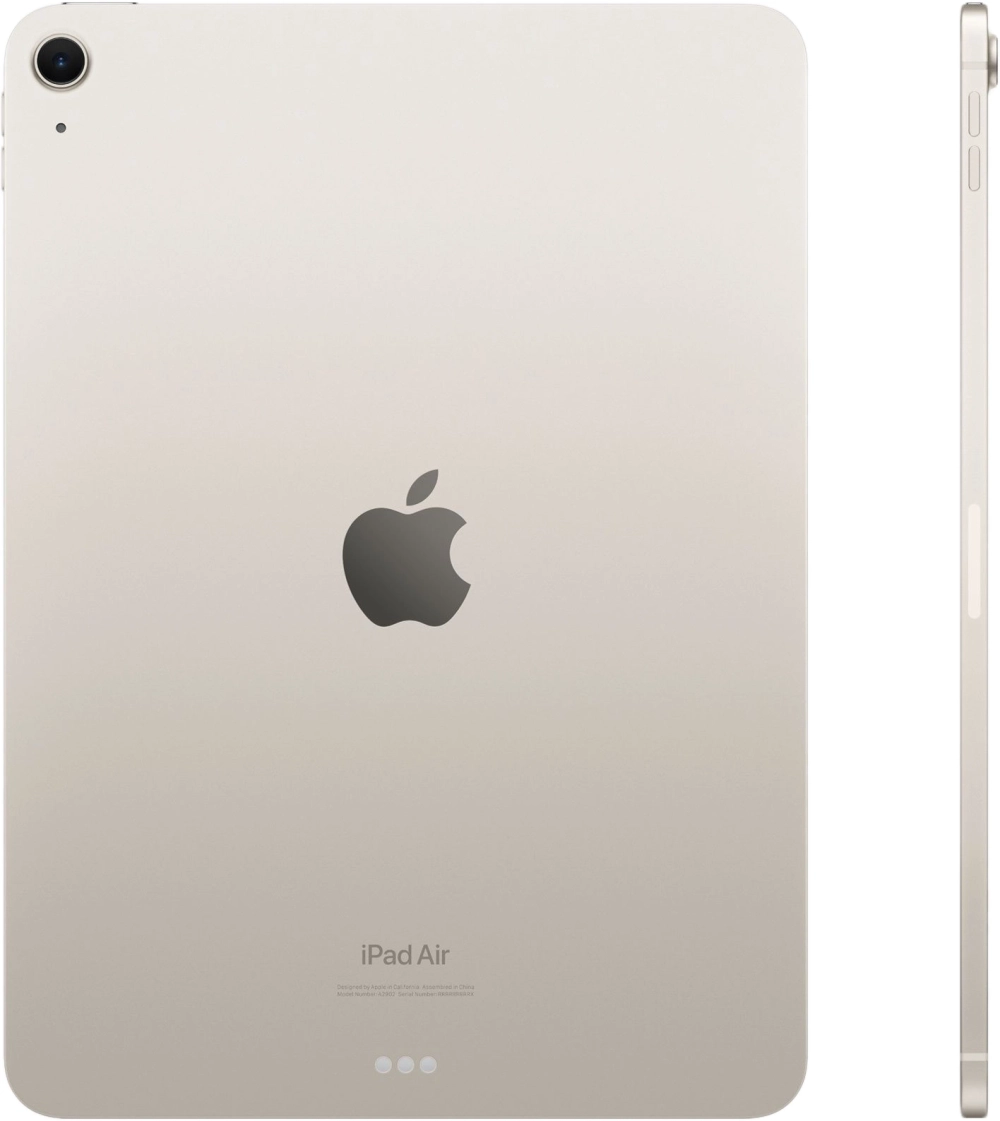 Планшет Apple iPad Air 2024 A2902 M2 2.99 8C RAM8Gb ROM256Gb 11" IPS 2360x1640 iOS сияющая звезда 12Mpix 12Mpix BT WiFi 10hr