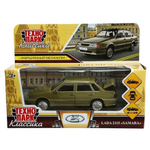 Модель ин. мет. "Ваз-2115 "Самара" 12см, двери, серо-зеленый, коробка 2115-12-GYGN (Технопарк)