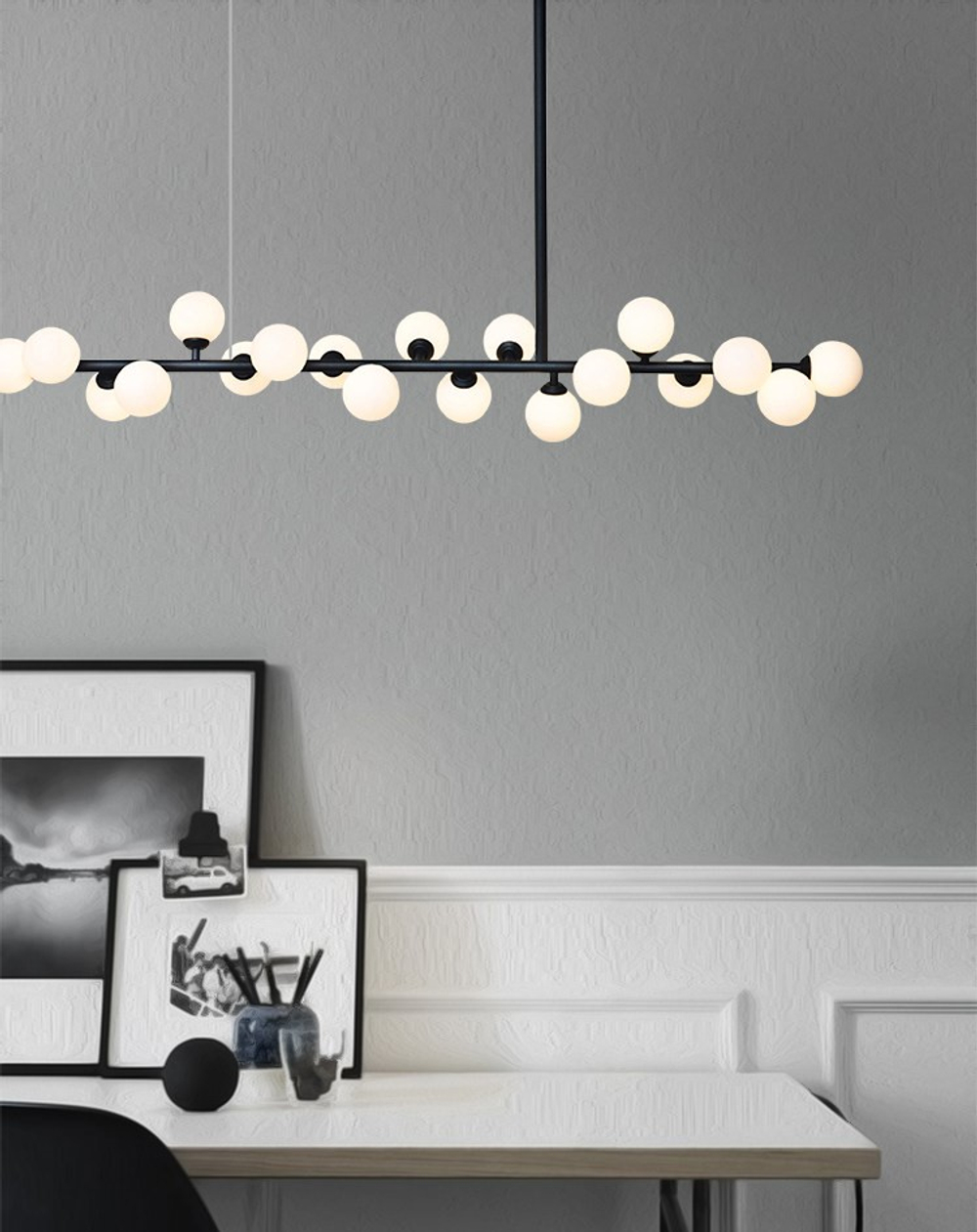 Pendant design lamp Mimosa by Atelier Areti L100 (Black)