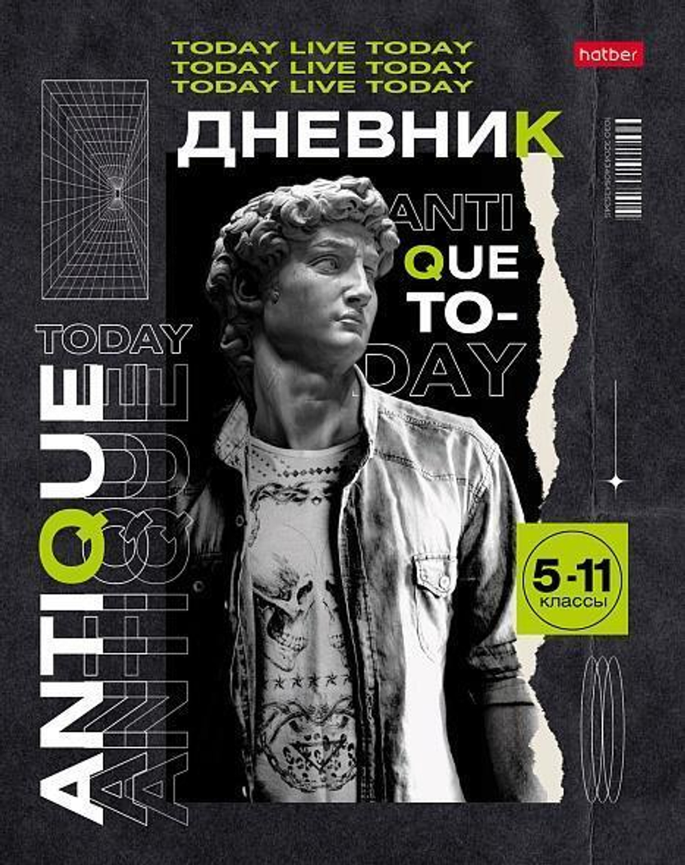 Дневник для 5-11кл. 48л А5ф "Давид_2023" (Хатбер)
