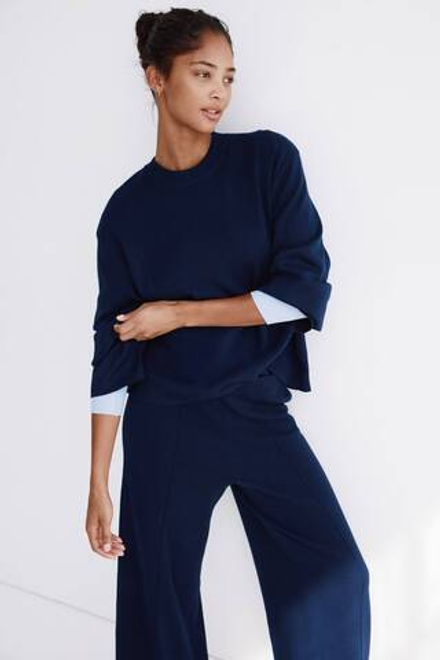 H&M Свитер оверсайз, темно-синий