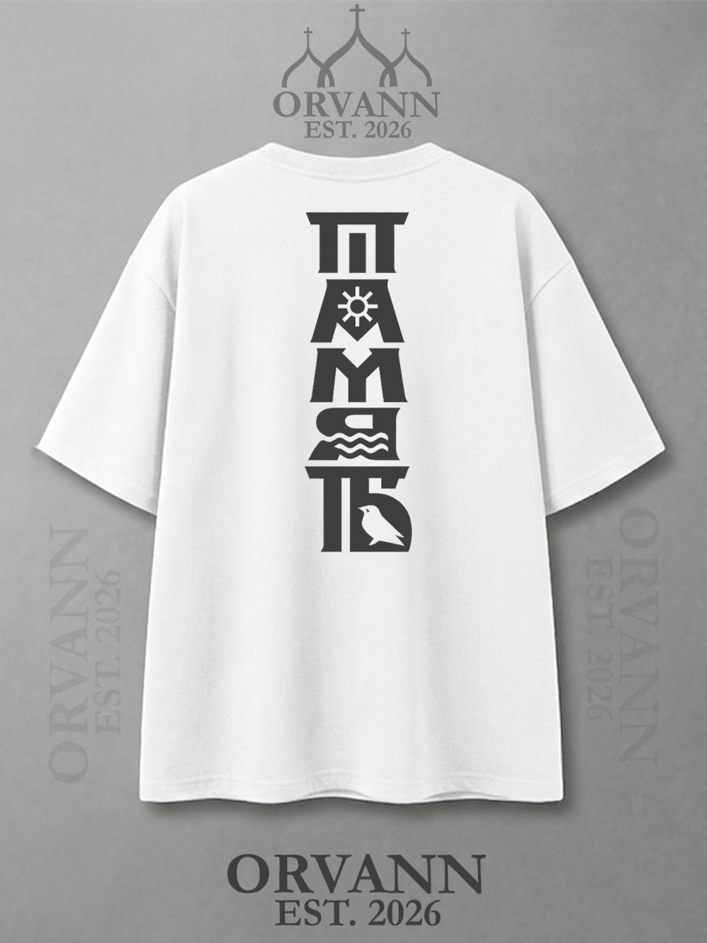 Футболка "Память" белая