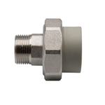Муфта комб. разъемная, нар 32х3/4'' EVER® plast  СЕРЫЙ (Россия)