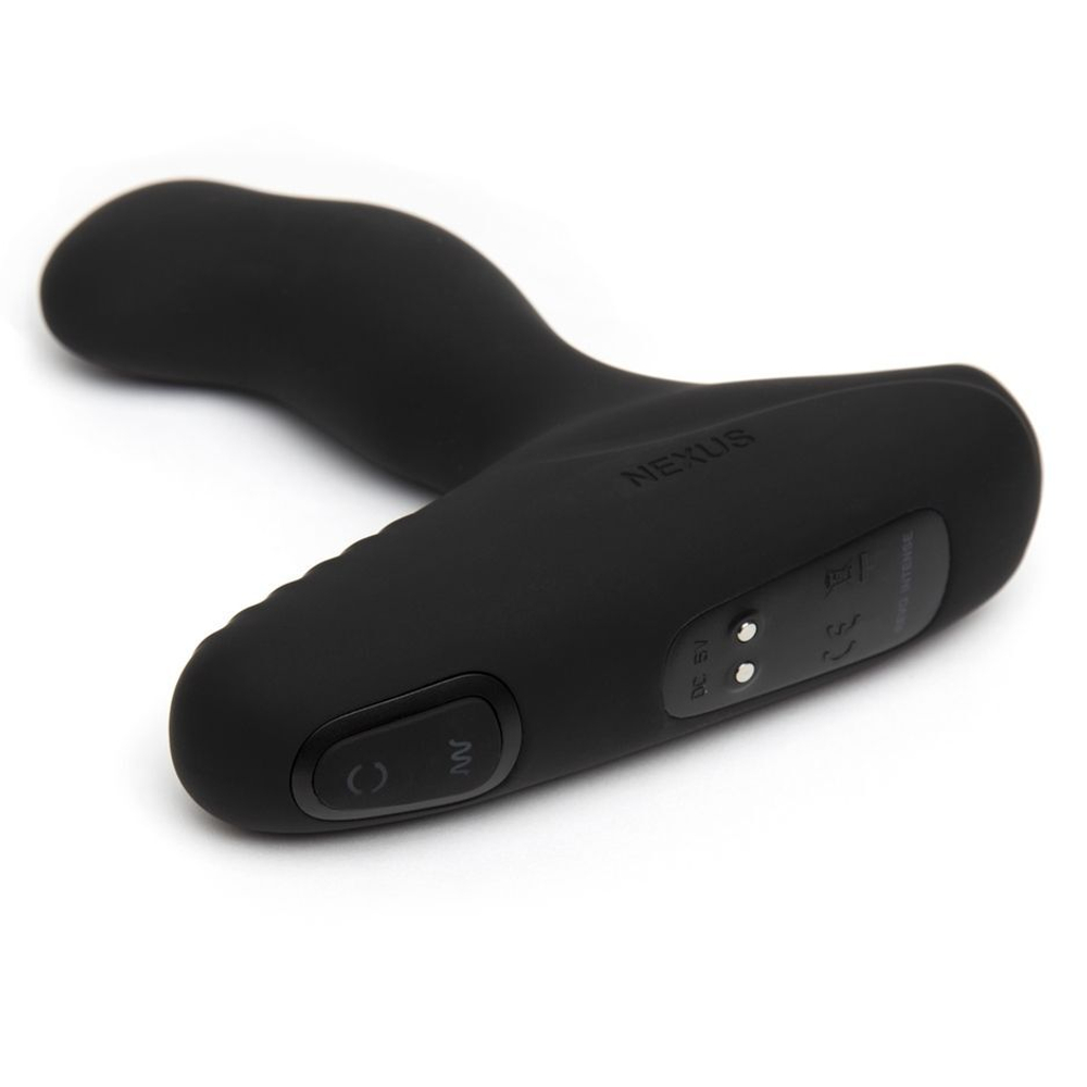 Чёрный массажер простаты NEXUS REVO INTENSE 2.0 с вращающейся головкой (Цвет: черный)