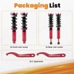 Adjustable Shock Coilovers Lowering Kit подходит для автомобиля Honda Accord 98-02 CG compatible for Acura TL 99-03