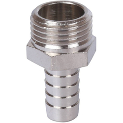 Штуцер НР никелированный 1/2"x12 STOUT