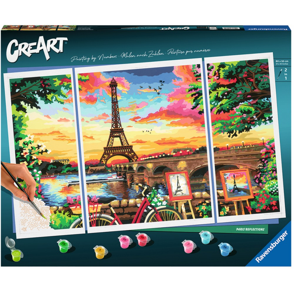 Ravensburger - CreArt Париж Панорама Раскраска по номерам 201341