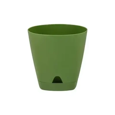 Горшок для цветов AMSTERDAM D 140 mm,35l с подставкой оливковый