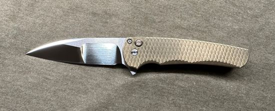 Нож лимитированный складной Pro-Tech MALIBU Dragon Scale Custom - сталь CPM-MagnaCut , рукоять алюминиевая бронза, мозаичная кнопка