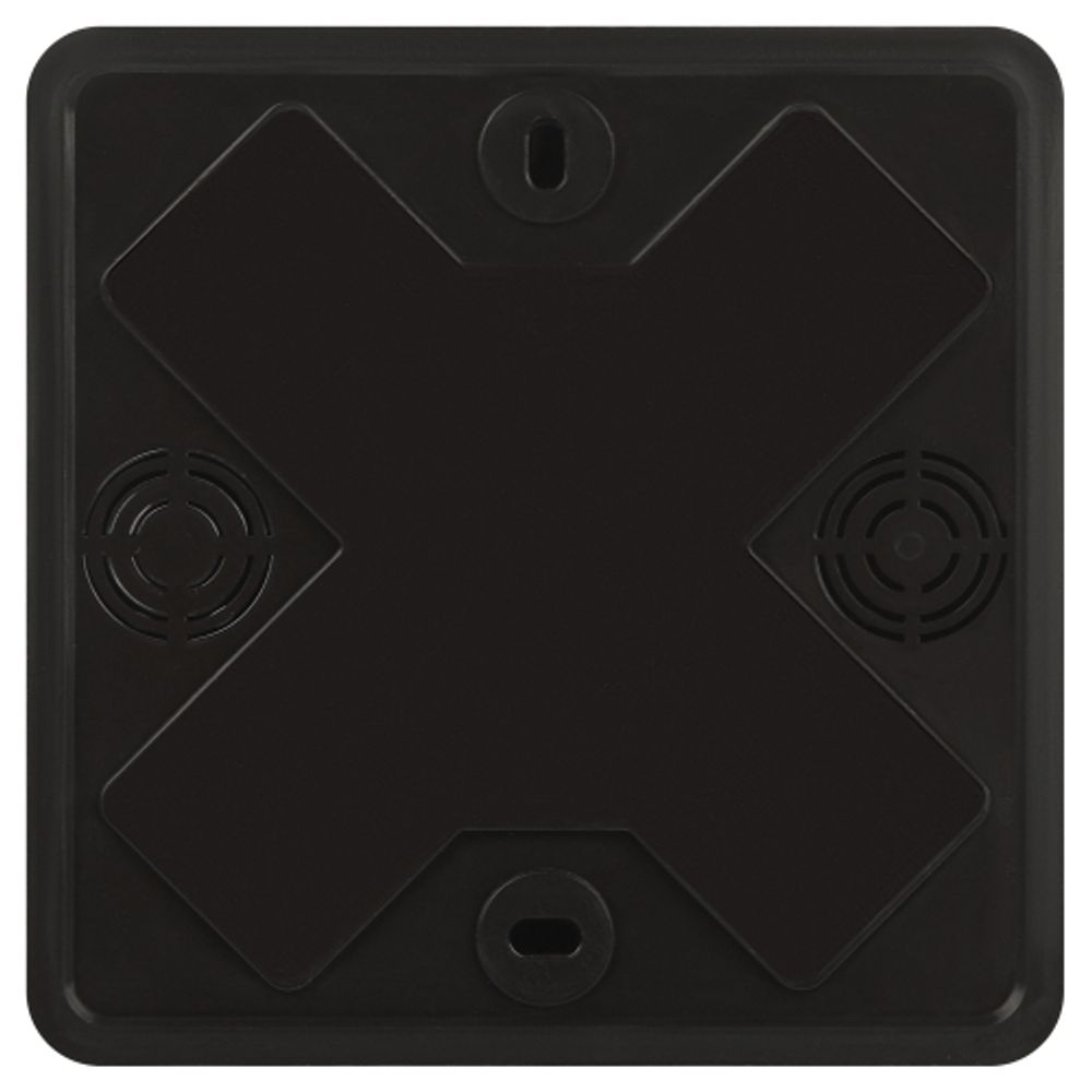 Распаячная коробка ЭРА BS-B-100-100-30 для кабель-канала черная 100х100х30мм IP40