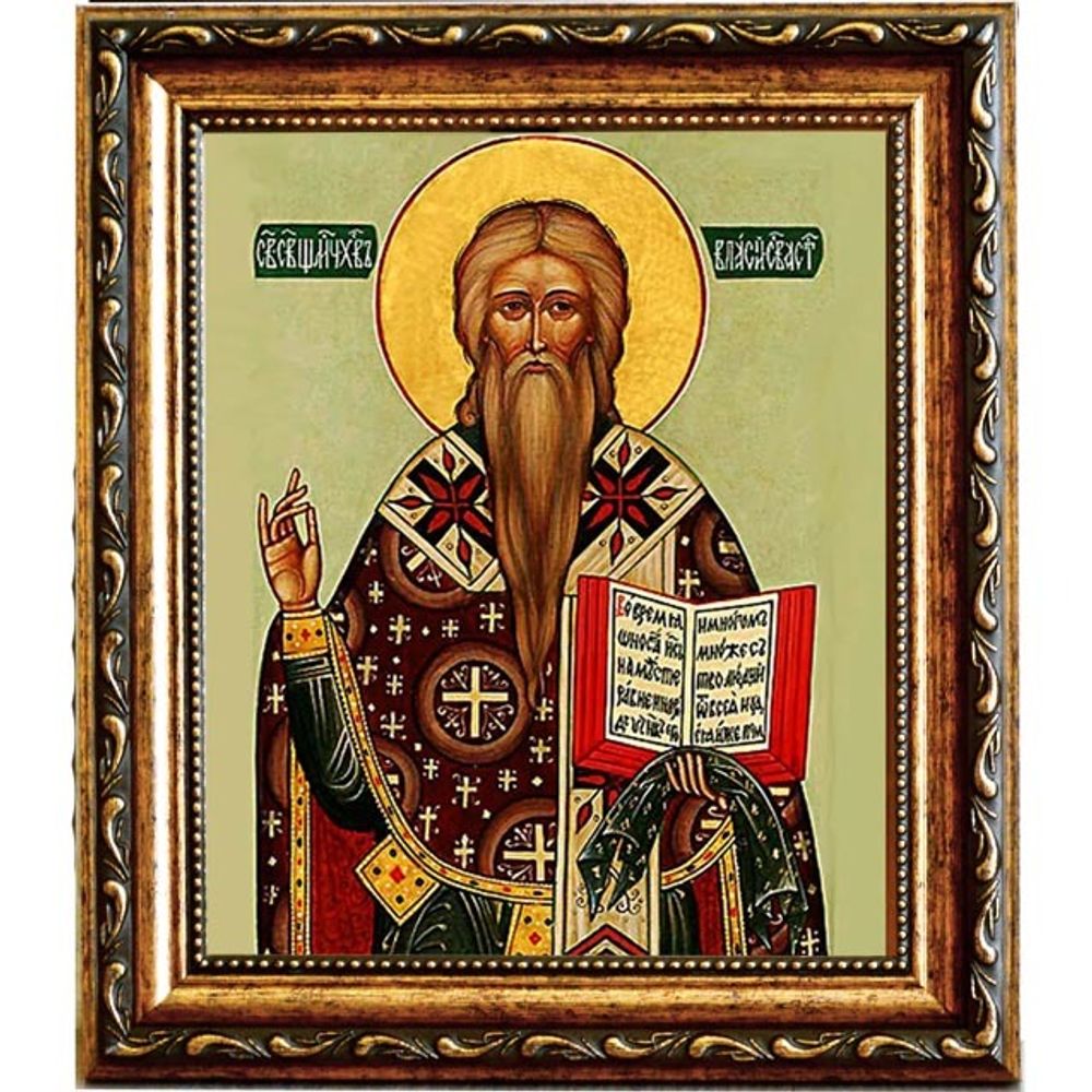 Власий Священномученик епископ Севастийский. Икона на холсте