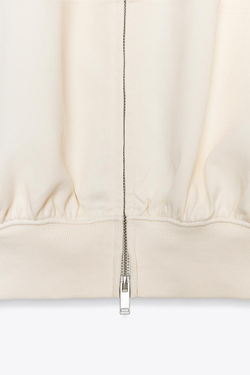 ZARA БОМБЕР INTERLOCK, ЭКРЮ