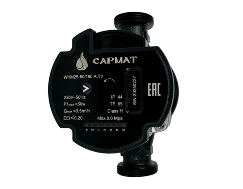 Насос циркуляционный с частотным регулированием САРМАТ WHM25-60 180 мм (CN)