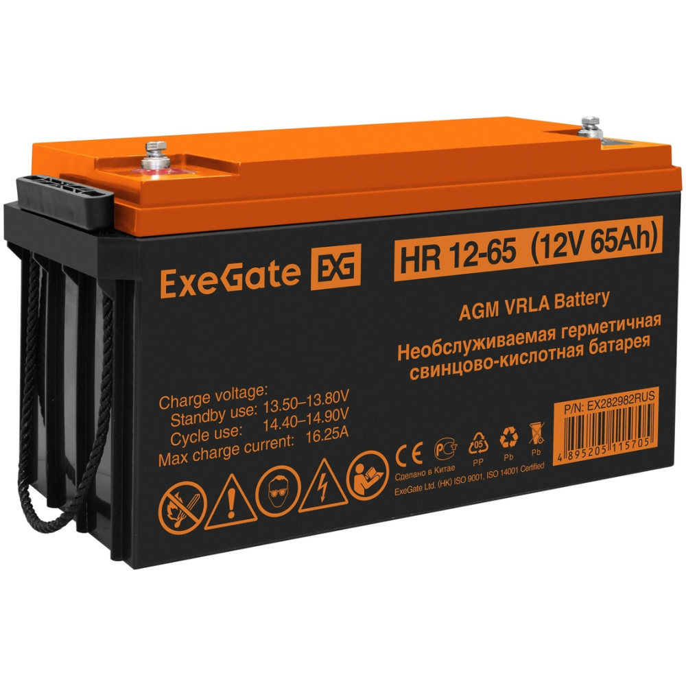 ИБП + батарея ExeGate FineSine SX-2500.LCD.AVR.2SH + 2x HR 12-65 (65Ач)