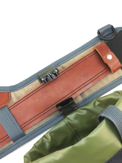 Сумка поясная самозакрывающаяся для крепежа