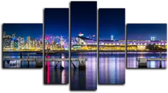 Модульная картина "Ежевичная ночь"