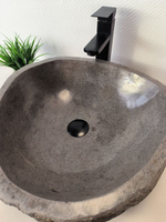 Раковина из речного камня RS-65996 48х46х15 из натурального камня