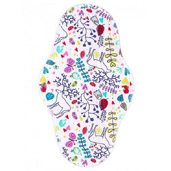 Многоразовая ночная прокладка Little Pirate, лес