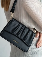 Сумка женская через плечо бренд не кожаная кросс боди модная стёганная на цепочке для девушке шоппер