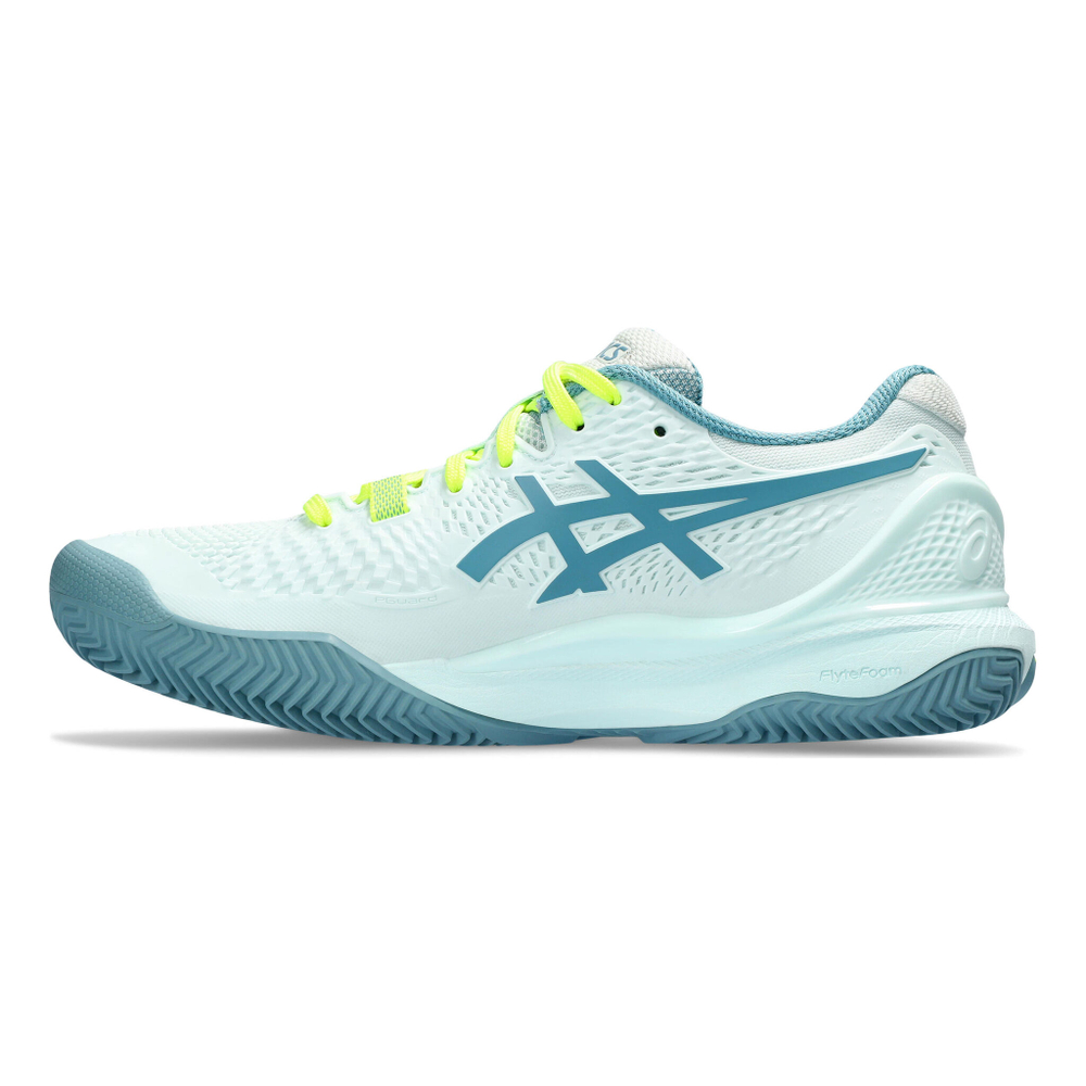 Женские теннисные кроссовки ASICS Gel-Resolution 9 Clay Court Shoe Women - Mint, Petrol