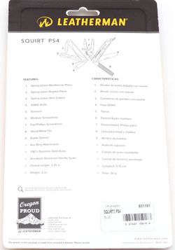 Мультитул Leatherman Squirt PS4 черныйфотография - 6