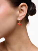 Серьги "Red Horse" Gold