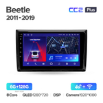 Teyes CC2 Plus 9"для Volkswagen Beetle A5 2011-2019